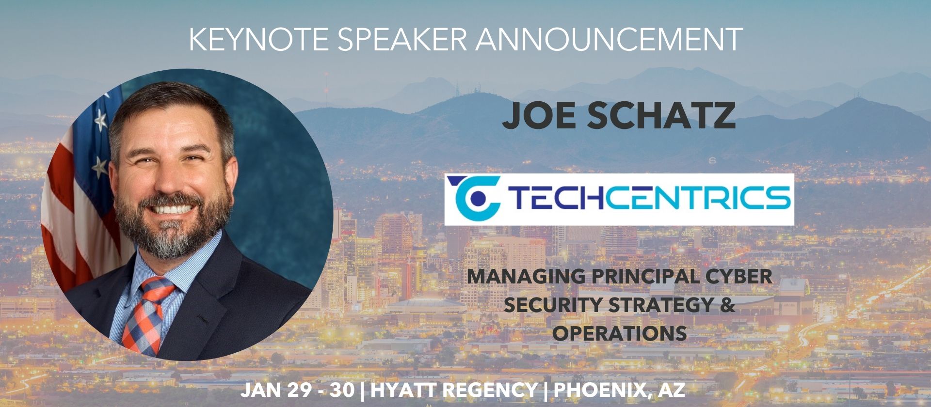 Announcing our Keynote Speaker, Joe Schatz!