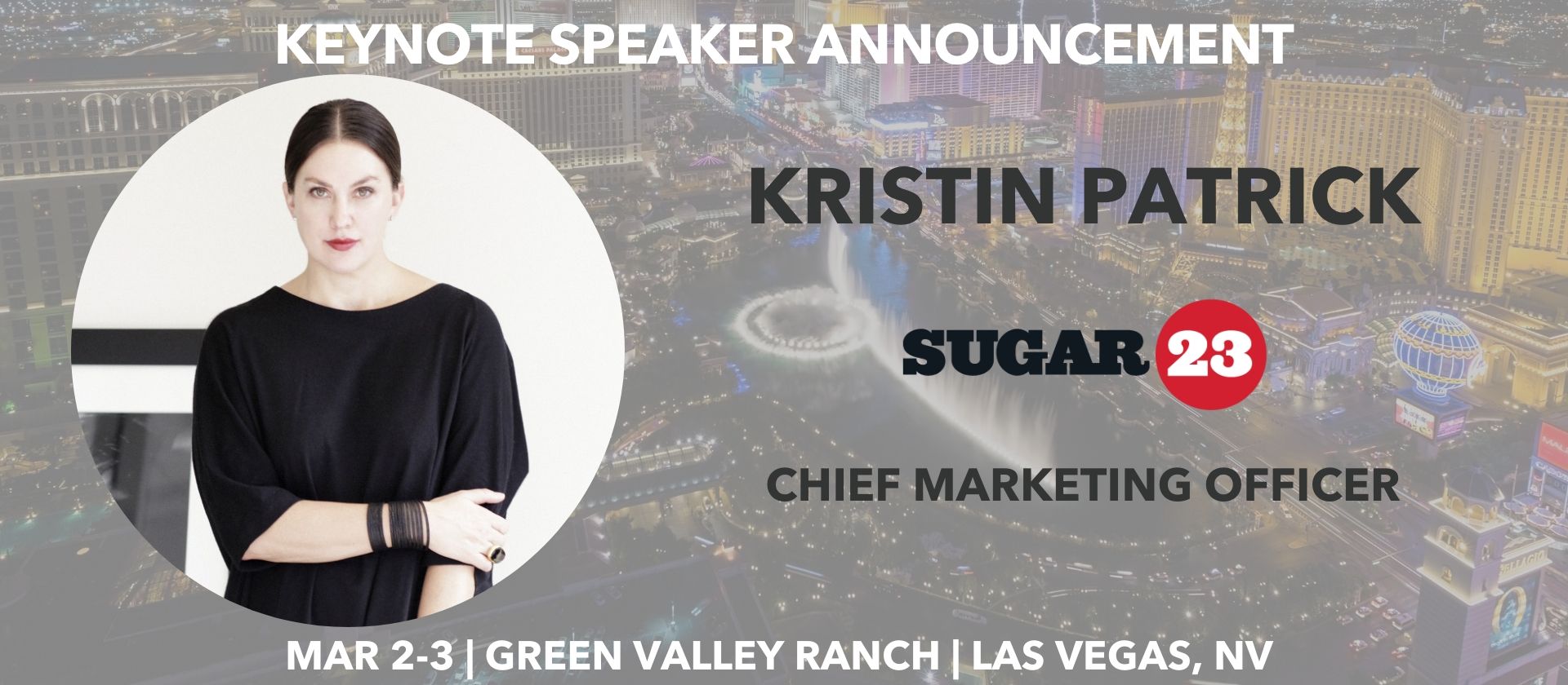 Announcing our Keynote Speaker, Kristin Patrick!