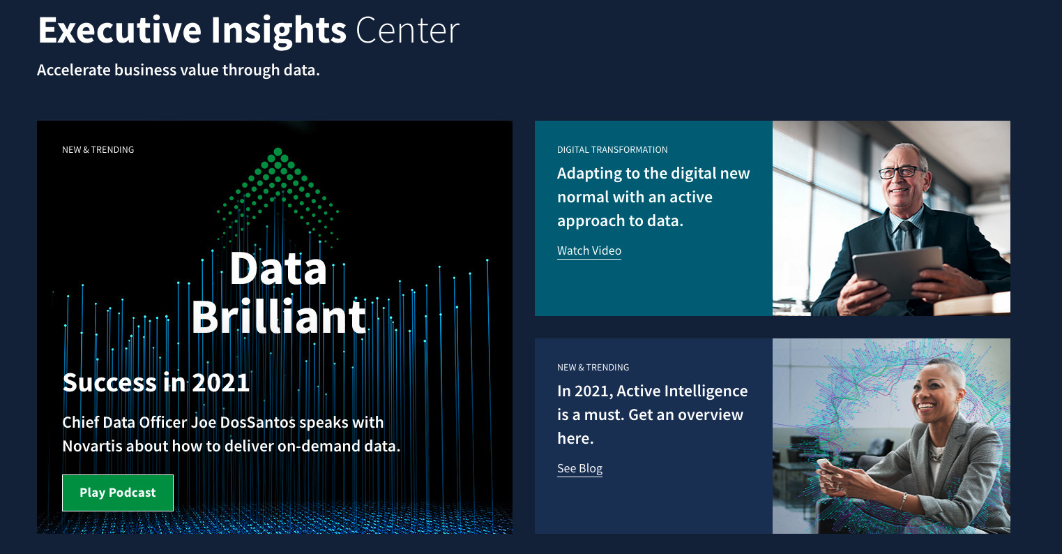 Discover the Most Current Trends in Data and Analytics: Qlik Executive Insights Center