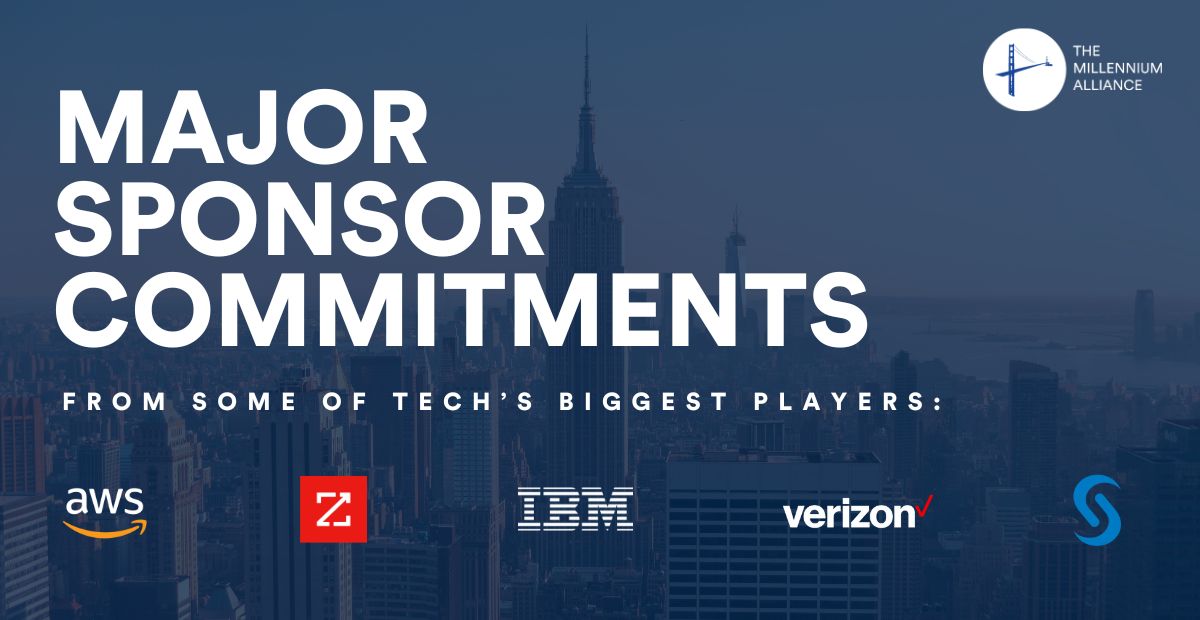 The Millennium Alliance Opens Q1 2025 With Major Sponsor Commitments For Their  Award-Winning Assemblies From Some of Tech’s Biggest Players That Include AWS, ZoomInfo, SAS, IBM, and Verizon